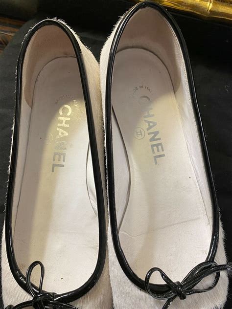 pony hair chanel flats